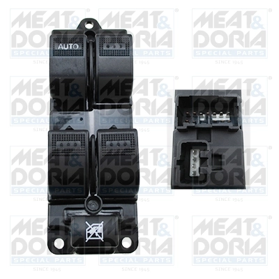 Switch, window regulator